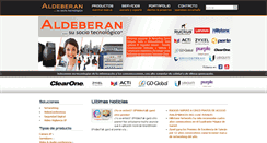 Desktop Screenshot of aldeberan.com.ec
